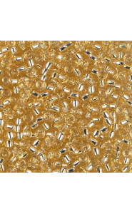 Miyuki rocailles Perlen 8/0 - Silverlined light gold 8-2